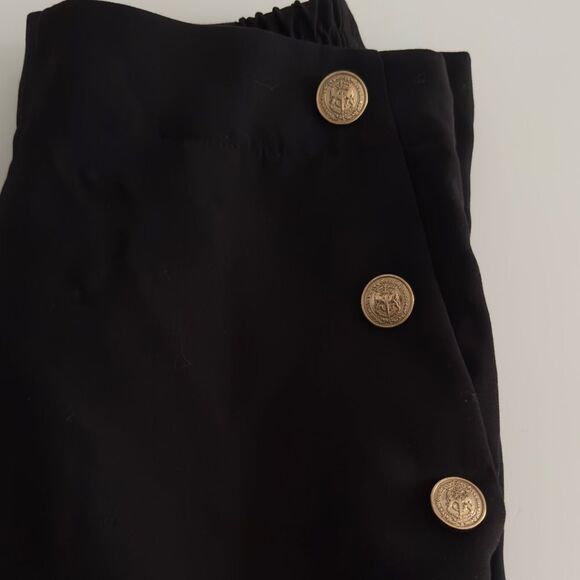 Zara High Rise Trousers Gold Hardware EUC - Picture 4 of 4
